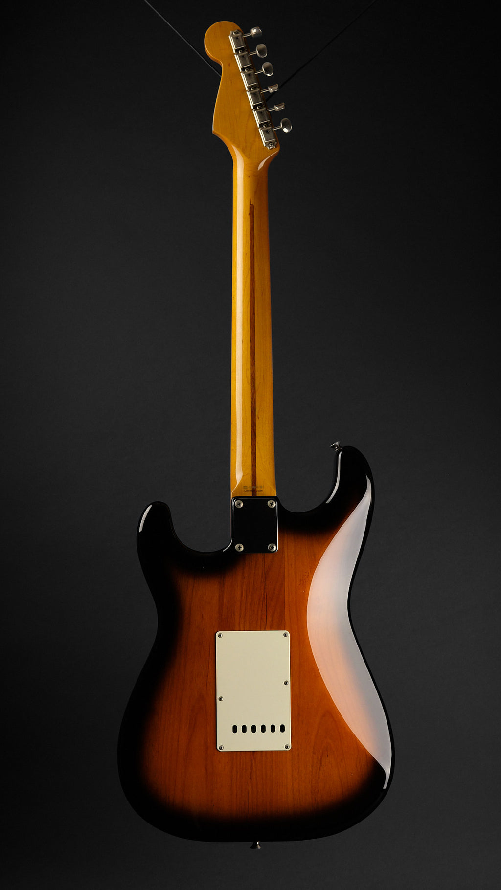 2000s Fender CIJ ST57-58US Stratocaster Sunburst - full back | Replay Guitars