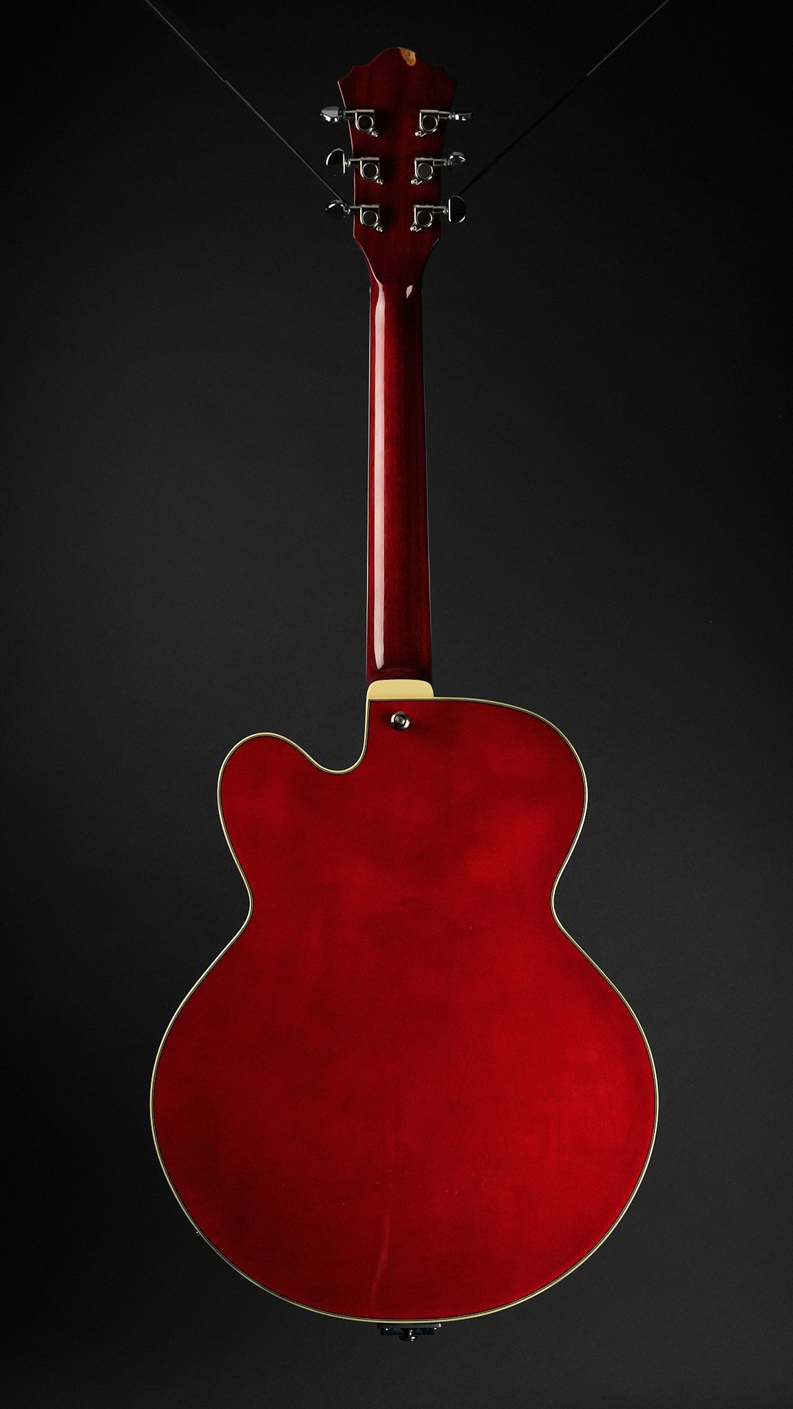 2003 Ibanez Artcore AFS-75T Transparent Cherry Red - full back | Replay Guitars