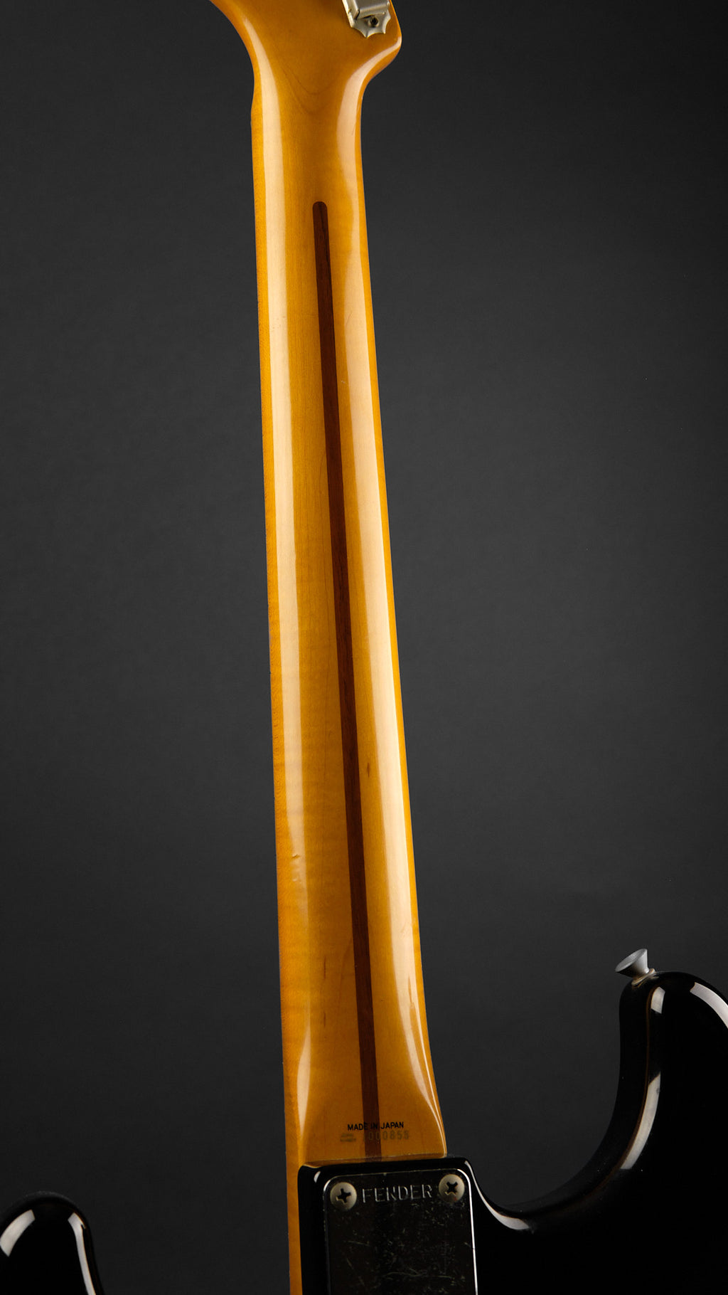 1989 Fender MIJ ST57-55 Stratocaster Black - detail photo 2 | Replay Guitars
