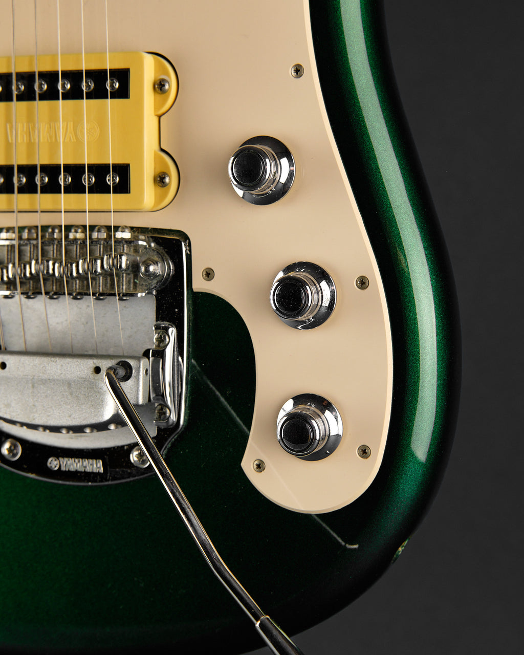 2000 Yamaha SGV-300 Flying Samurai Metallic Green - detail photo 3 | Replay Guitars