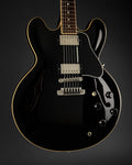 2006 Gibson Custom Shop Roy Orbison ES-335 Ebony - body front | Replay Guitars