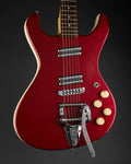 Danelectro Hodad with Tremolo Red (Second-Hand) - body front | Replay Guitars