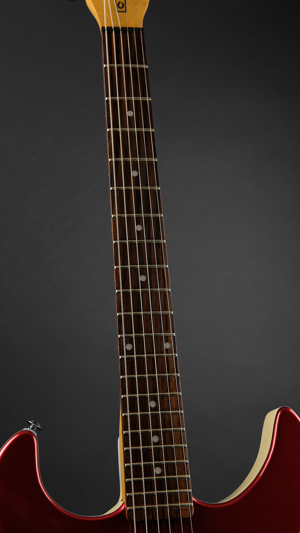 Danelectro Hodad with Tremolo Red (Second-Hand) - neck back | Replay Guitars