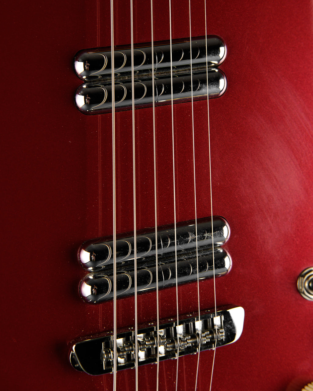 Danelectro Hodad with Tremolo Red (Second-Hand) - detail photo 2 | Replay Guitars