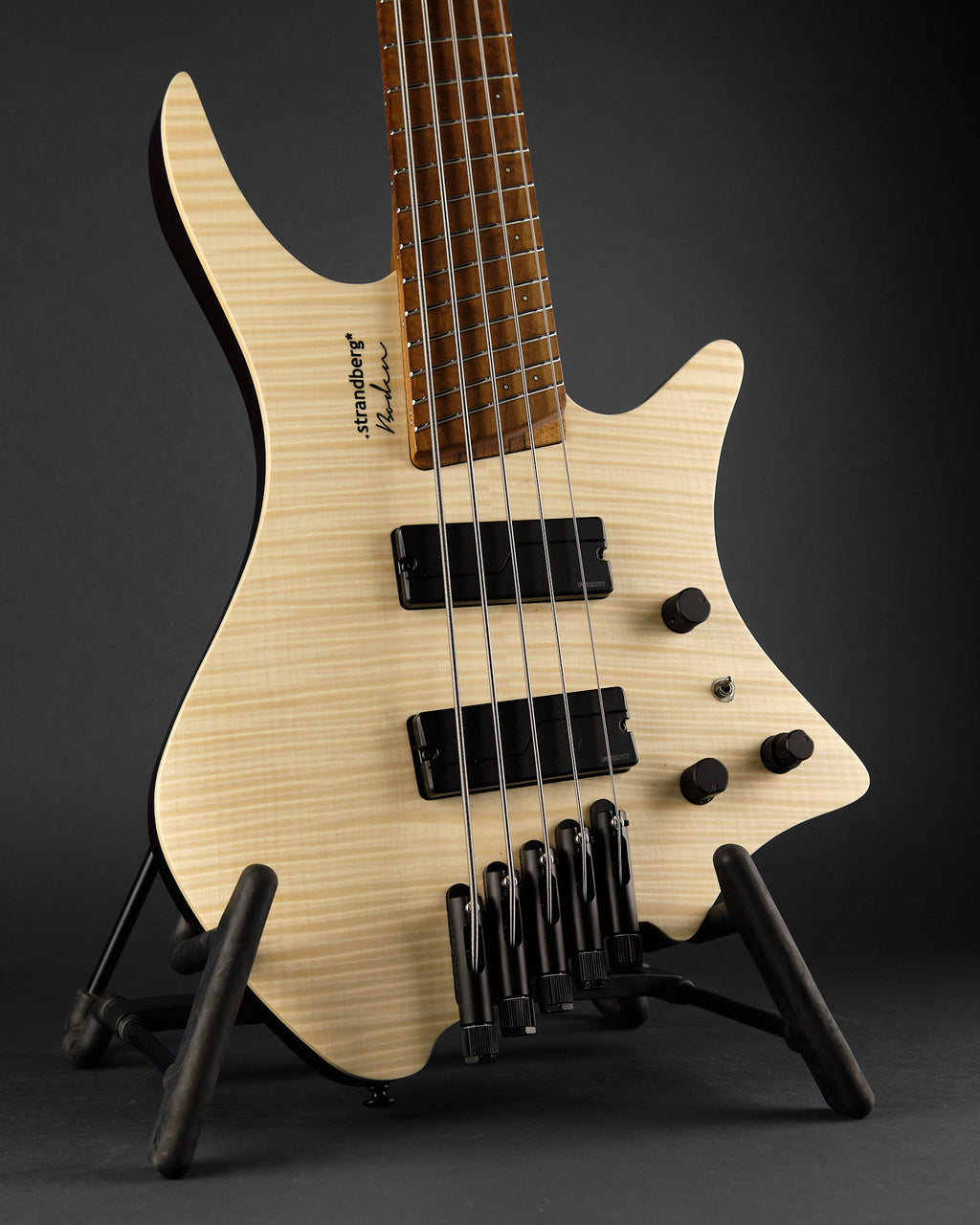 2023 Strandberg Boden Bass Standard 5 String Natural Satin - body front | Replay Guitars