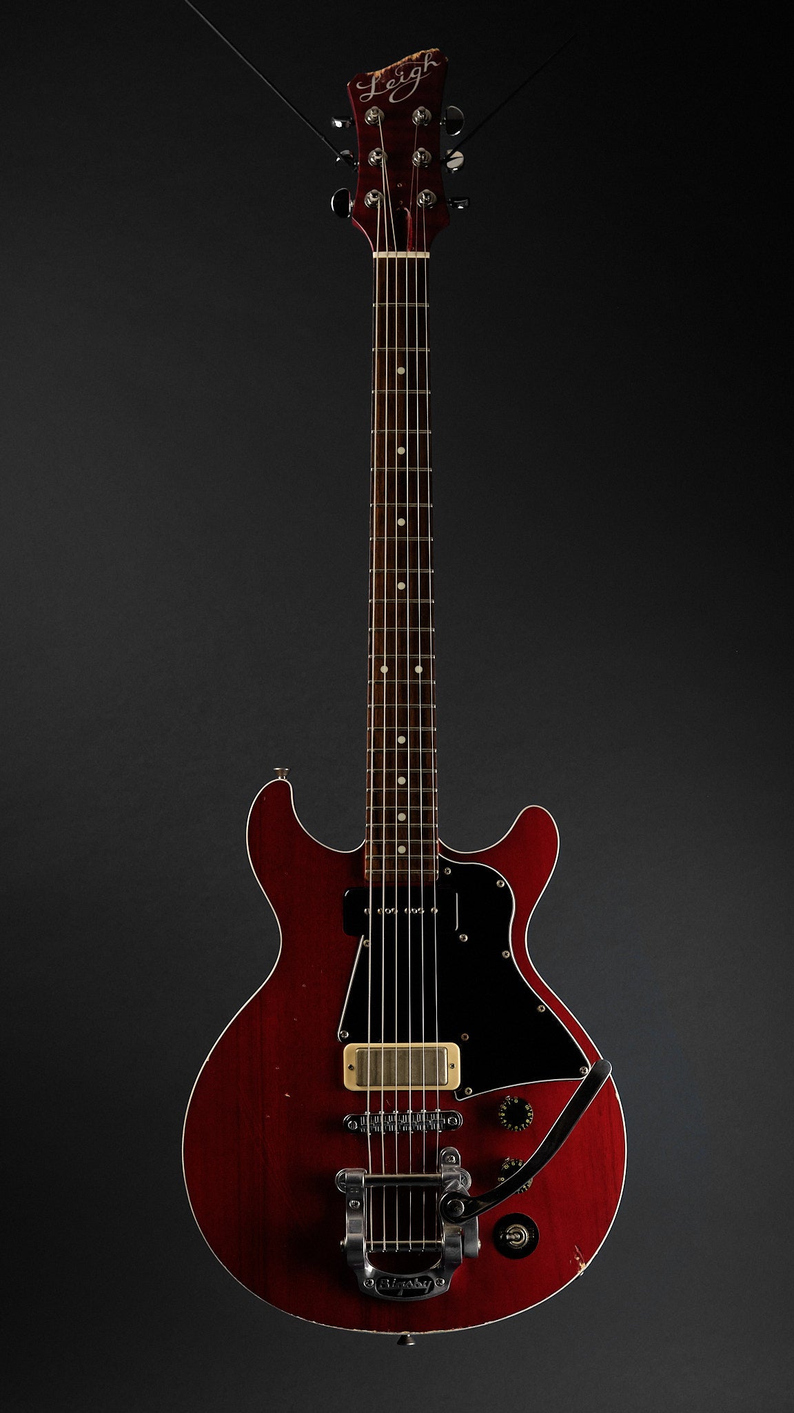 Leigh Guitars Nightingale Double Cut Translucent Red (Second-Hand)