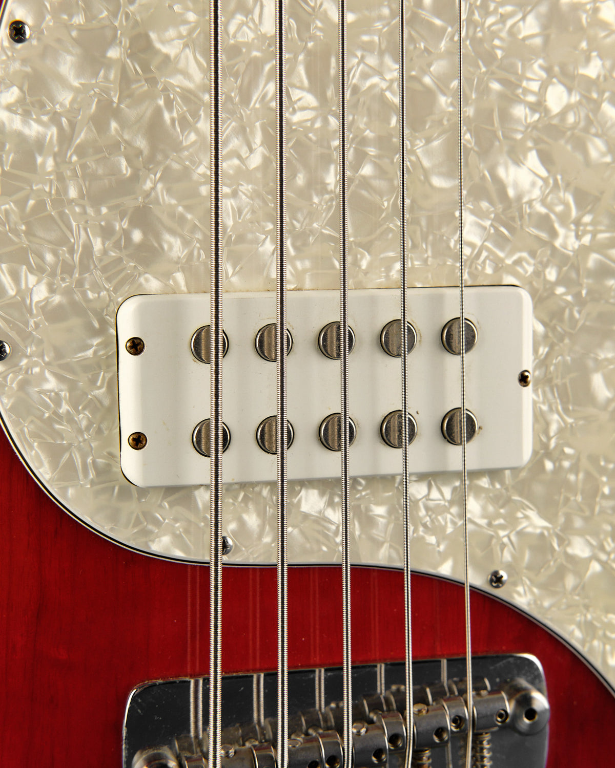 2000 Ernie Ball Music Man Stingray 5 H Translucent Red