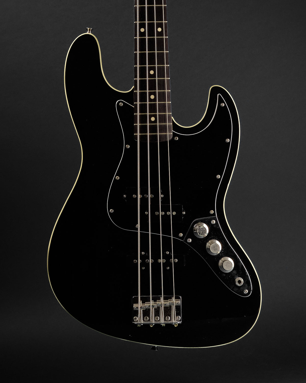 2000s Fender CIJ Aerodyne Jazz Bass Black