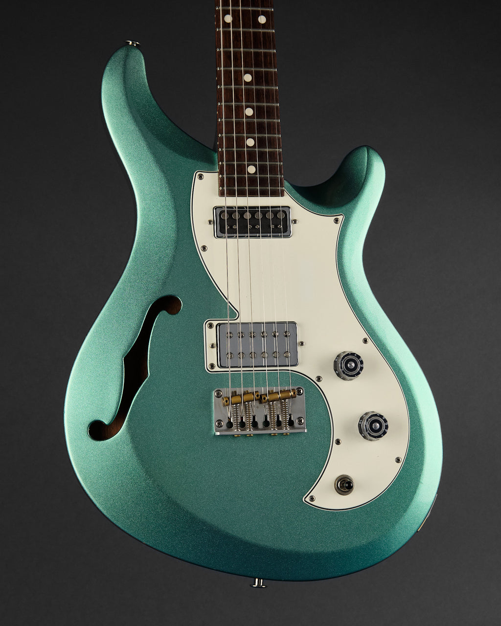 2021 PRS S2 Vela Semi-Hollow Frost Green Metallic