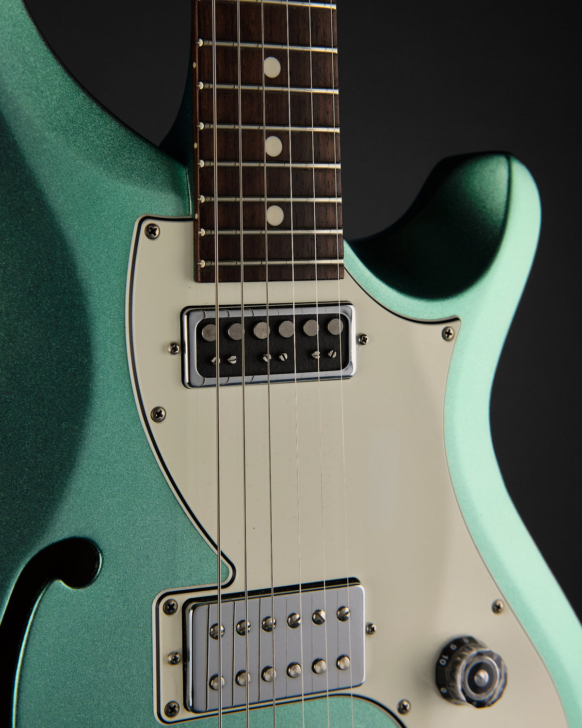 2021 PRS S2 Vela Semi-Hollow Frost Green Metallic