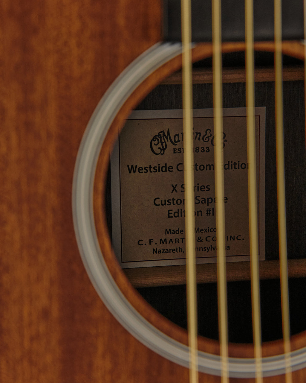 2015 Martin 000X1SAE Westside Custom Sapele #1 Natural
