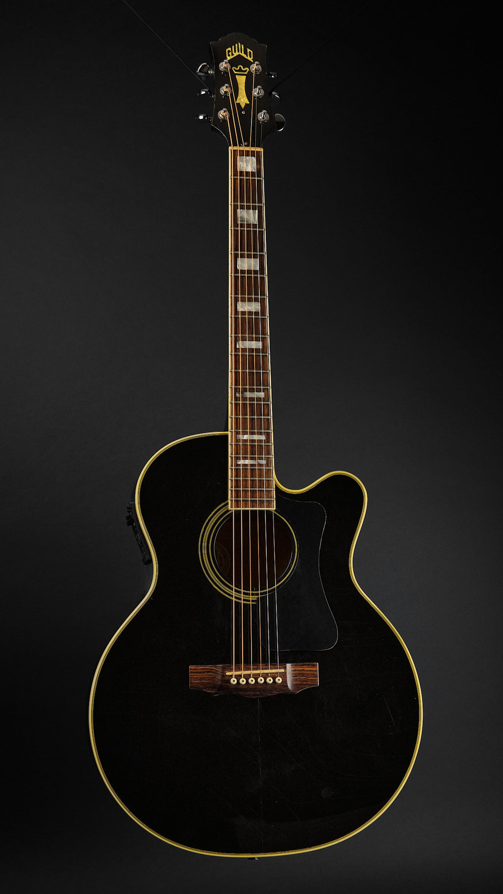 2000s Guild F47MCE Grand Auditorium Black
