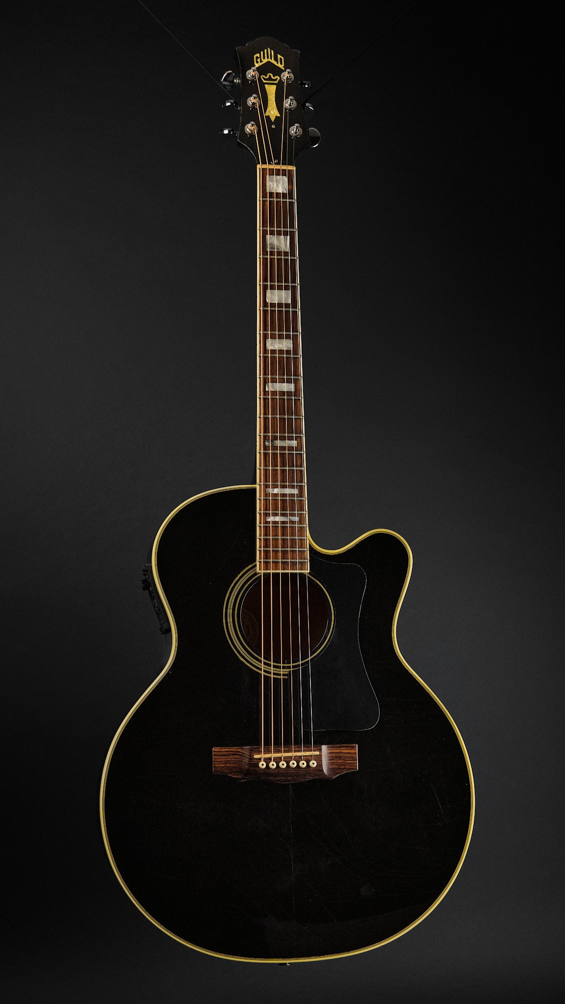 2000s Guild F47MCE Grand Auditorium Black