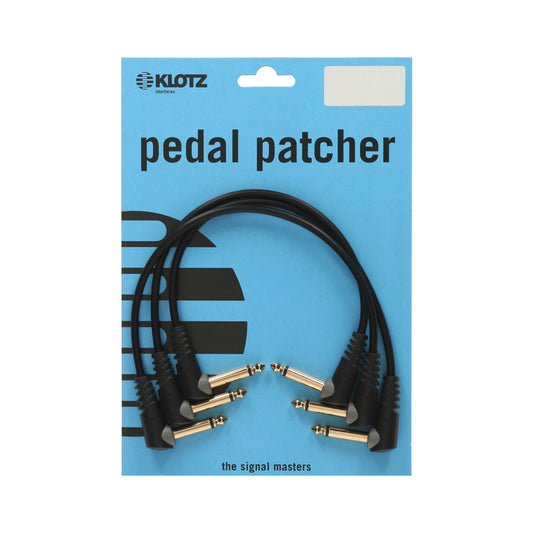 Klotz Pedal Patch Cables - Pack of 3