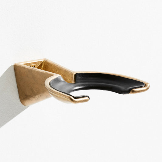 MINIM Sand Cast Hanger Brass & Black