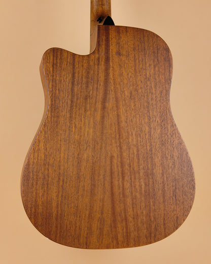 Timberidge 'Messenger Series' Mahogany Dreadnought Cutaway Natural Satin (Second-Hand)