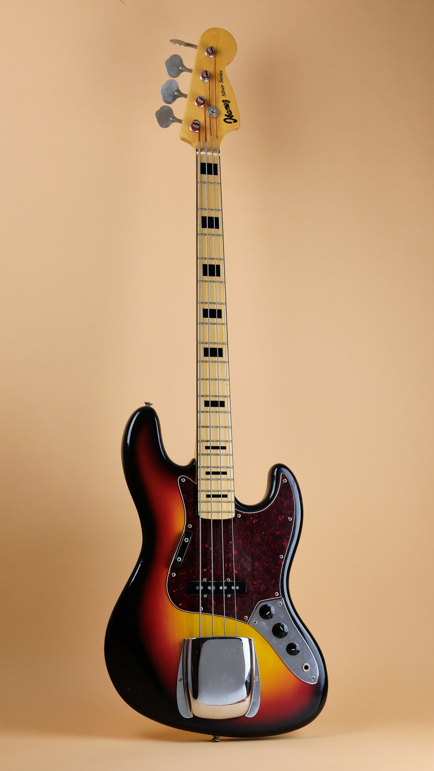 1977 Ibanez Silver Series Jazz Bass Sunburst