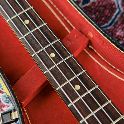 1975 Fender Musicmaster Bass Aged Olympic White