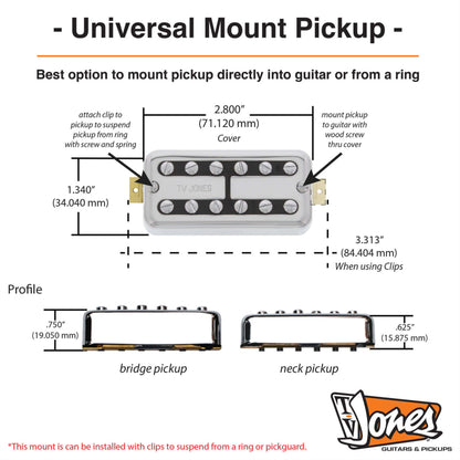 TV Jones TV Classic Neck Universal Mount Pickup