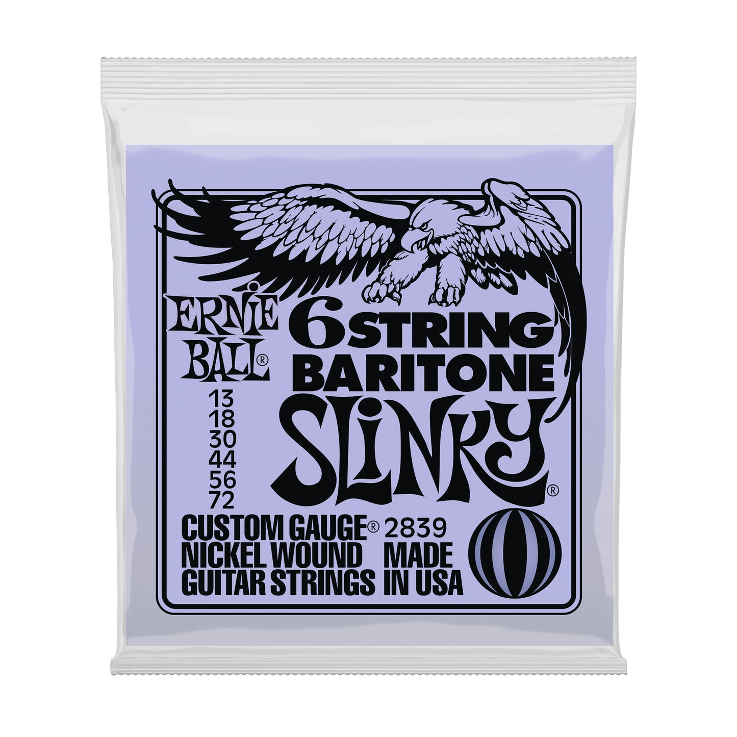 Ernie Ball 6 String Baritone Slinky