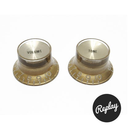 USA Reflector Bell Knobs - Set of 2