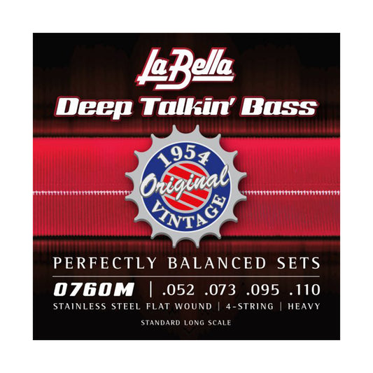 La Bella Deep Talkin' Bass '1954 Original' Flat Wound Strings