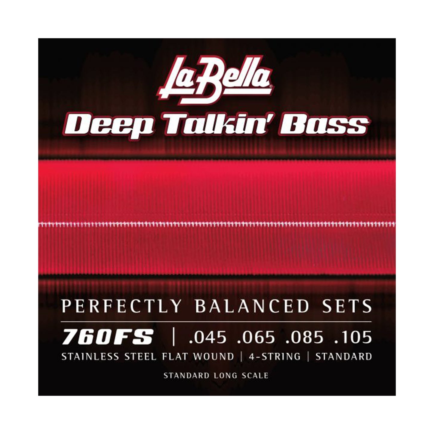 La Bella Deep Talkin' Bass Flat Wound Strings