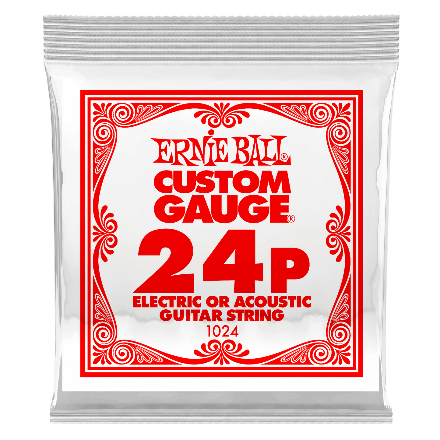 Ernie Ball Electric Guitar Single Strings - Plain